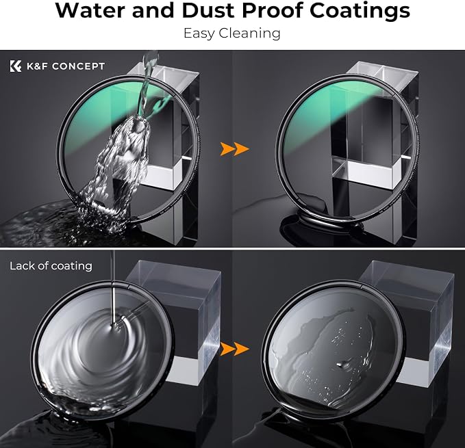 K&F CONCEPT 40.5mm Ultra-Low Reflectivity Circular Polarizers Filter 28 - Image 7