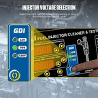 AUTOOL GDI Fuel Injector Cleaner & Tester 110V Ultrasonic Wave Fuel Injection - Image 3