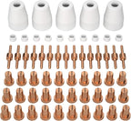 ARCCAPTAIN 60PCS PT31 Plasma Cutting Consumables Fit CUT-45 CUT-50 CT-312 by ARCCAPTAIN