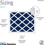 M8-1056 20x25x5 Amana & Five Seasons MERV 11 Media Filter - Image 5