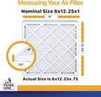 Filter King 6x12.25x1 Air Filter | 4-PACK | MERV 13 HVAC Pleated A/C Furnace - Image 2
