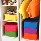 Menkxi 6 Pcs Large Plastic Storage Bins