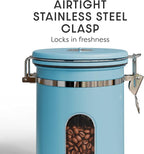 Veken Coffee Canister with Window, Airtight Stainless Steel Kitchen Food - Image 4
