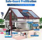 iSpring WGB21B-KS+AHPF12MNPT16X2 2-Stage Whole House Water Filtration System w/ - Image 8