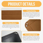 PU Leather Jewelry Valet Tray for Women and Men, Premium Catchall Tray for Keys - Image 6
