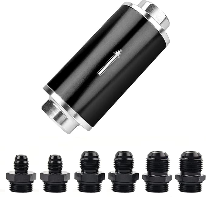 EVIL ENERGY Inline Fuel Filter 100 Micron by EVILENERGY