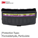 3M Versaflo Formaldehyde/HEPA Cartridge TR-6350N, NIOSH Approved, - Image 3
