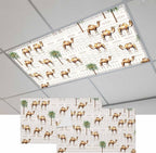 Fluorescent Light Covers for Ceiling Lights Desert Camel Magnetic Light Filters by Home+L6