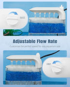 Pawfly 106 GPH 5 W Turtle Tank Filter, Low Water Level Turtle Filter - Image 4