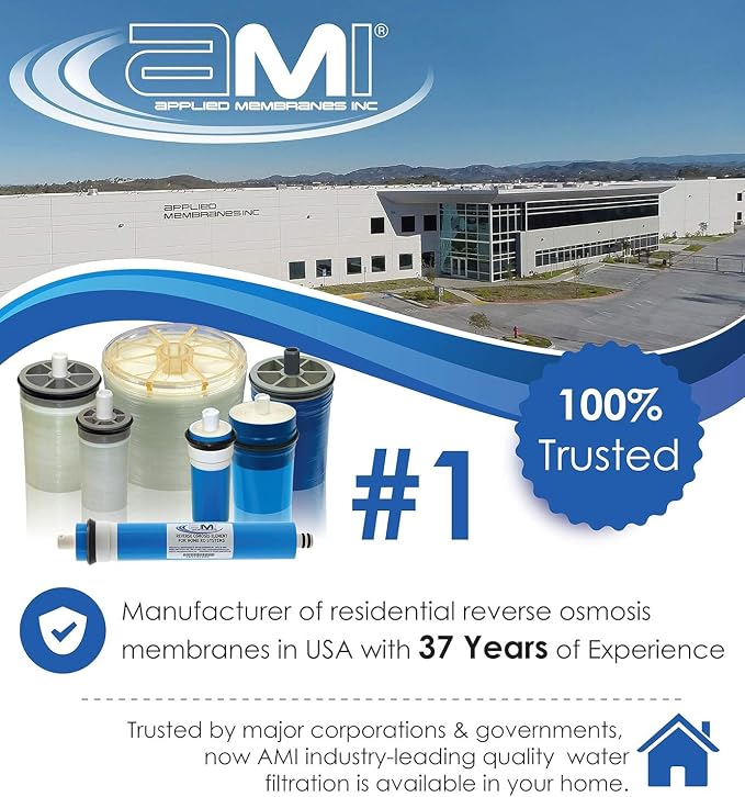 APPLIED MEMBRANES INC. 18 GPD Reverse Osmosis Membrane | RO Membrane Water - Image 3