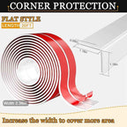 Wall Corner Protector Self-Adhesive Flexible – Durable Rubber, Furniture Edge