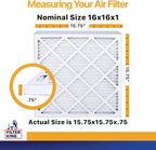 Filter King 16x16x1 Air Filter | 6-PACK | MERV 13 HVAC Pleated A/C Furnace - Image 2