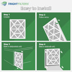12x12x1 Air Filter 6 Pack, Durable MERV 8 Pleated Home HVAC AC Furnace Filters - Image 8