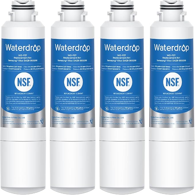 Waterdrop DA29-00020B Refrigerator Water Filter, Replacement by Waterdrop