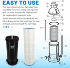 W3C17502 Swimming Pool Plus Cartridge Filter Assembly 200 Sq Ft, 150 GPM - Image 6