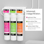 Brondell Coral UC300 Under Sink Water Filtration System – Reduces PFAS - Image 2
