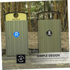 8pcs Trash Sorting Decals Self-Adhesive Waste Container Stickers - Image 3