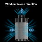 Atour 4'' Air Filtration Kit – 12-Speed Control, Quiet 14cm Fan & Carbon - Image 3