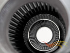 BLACK 3.5" 89 mm Inlet Narrow Air Cone Replacement Performance Washable - Image 6