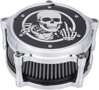 Motorcycle Air Filter Skull Style Air Cleaner - Image 3