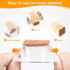 CHUNZEXI 36 Pack Square Chair Leg Floor Protectors