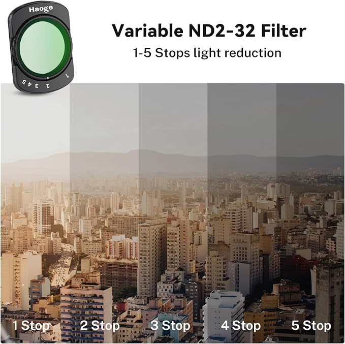 Haoge Filter Set for DJI Osmo Pocket 3 Creator Combo, - Image 2