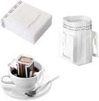 SZLYTYUN 50PCS Portable Coffee Filter Paper Hanging Ear Drip Coffee Single by SZLYTYUN
