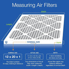 Nordic Pure 12x20x1 Furnace Air Filters MERV 8 Pleated Plus Carbon 4 Pack - Image 2