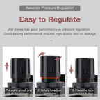 SNS 1/4''NPT Compressed Air Compressor Pressure Filter Regulator Piggyback Combo - Image 2
