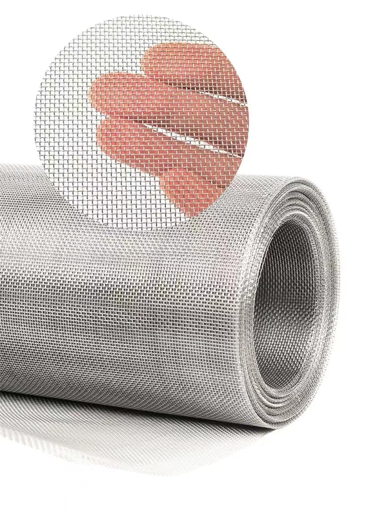 304 Stainless Steel Mesh Screen#20Mesh -Size:15.7"x47.2"(40x120cm)