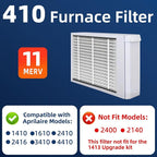 3 Pack, 410 Replacement Air Filter, MERV 11, Actual Size: 16"x28"x4", Nominal - Image 2