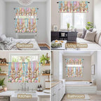 Easter Kitchen Curtains Set 3 Piece - Image 4
