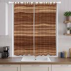 Brown Western Living Room Curtains 84 Inch Length, Window Curtains Tab Top - Image 9
