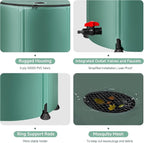 Collapsible Rain Barrel Water Storage Containers-53 Gallon Portable Rainwater - Image 3