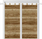 Vintage Western Bedroom Curtains 72 Inch Length, Window Curtains Tab Top by Unknown