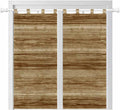 Vintage Western Bathroom Curtains 63 Inch Length, Window Curtains Tab Top by Unknown