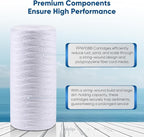 PUREPLUS 25 Micron 10 x 4.5 Whole House String Wound Sediment Filter - Image 8