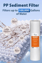 iSpring F3WGB32BCPB 20" x 4.5" Whole House Water Filters - Image 2