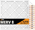 Tiger Tough 20x20x1 Air Filter MERV 8 MPR 600-800, High-Performance Pleated by TIGERTOUGHPRODUCTS