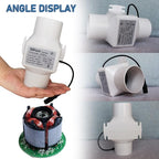 Small Inline Duct Fan 12V 2.36 Inch 60Mm Ventilation Exhaust Booster 14W 58 Cfm - Image 3