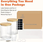 Glass Storage Jars Set Elegant Containers - Image 7