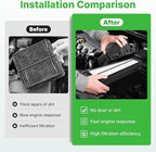 Engine+Cabin Air Filters Kit Fit - Image 5