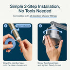 MyHalos® Filtered Shower Head for Hard Water Filter - Image 6