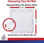 Filter King 16.38x21.38x1 Air Filter | 12-PACK | MERV 11 HVAC Pleated A/C - Image 2