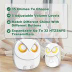 Wireless Doorbell, HTZSAFE Doorbell, 1 Receiver + 1 Transmitter