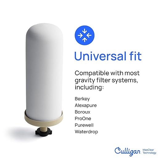 Culligan MaxClear 3 Gallon Gravity Water Filter System, Polished - Image 4
