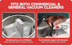 Dust Collection Bag – Small, 10 Pack, Adjustable Fit Dust Bag, - Image 3