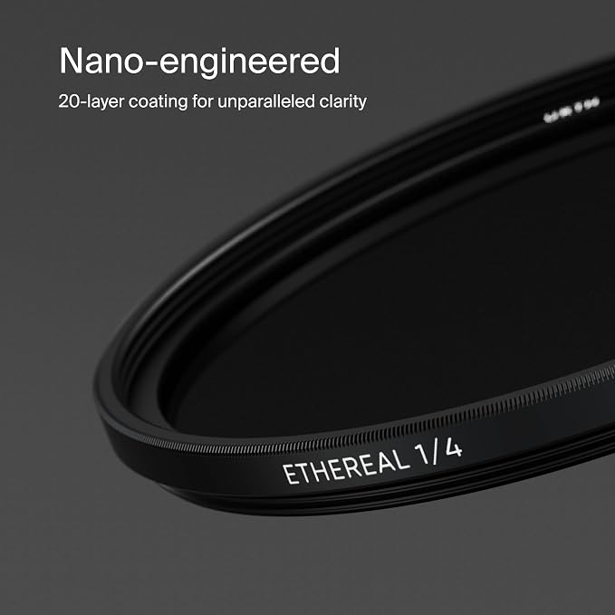 Urth 82mm Ethereal Black Mist ¼ Diffusion Lens Filter - Image 4