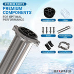 Max Water - Heavy Duty - Reverse Osmosis 4040 Membrane Housing - 4" x 40" good - Image 4