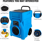 MOUNTO 1000cfm Portable Industrial Air Purifier Negative Air Scrubber - Image 6